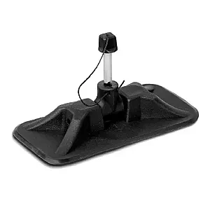 Уключина поворотная 220 х 115 мм, оцинкованная сталь 171115A