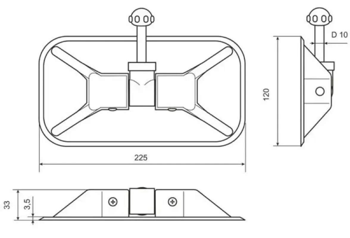 Уключина для весла Black