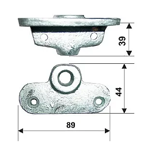 Подуключина наклонная 89х44 мм 0605-0702