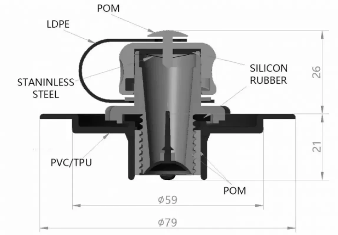 Scоprega Bravo Воздушный клапан Mini Boston