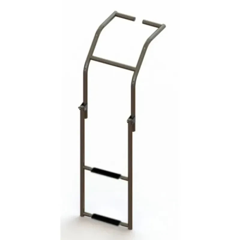 Техномарин Трап складной для надувных лодок, 2 черных ступени (ширина 325 мм.)