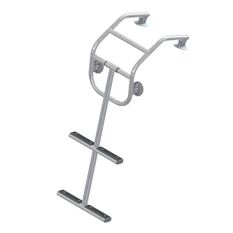 Техномарин Трап дайверский для НЛ бортовым креплением, 2 серых ступени (ширина 325 мм.)