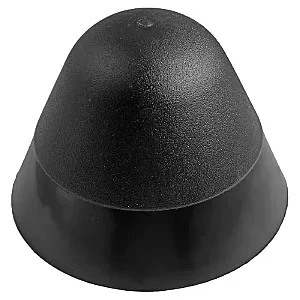 Концевики на були конус (Черный) DJ401