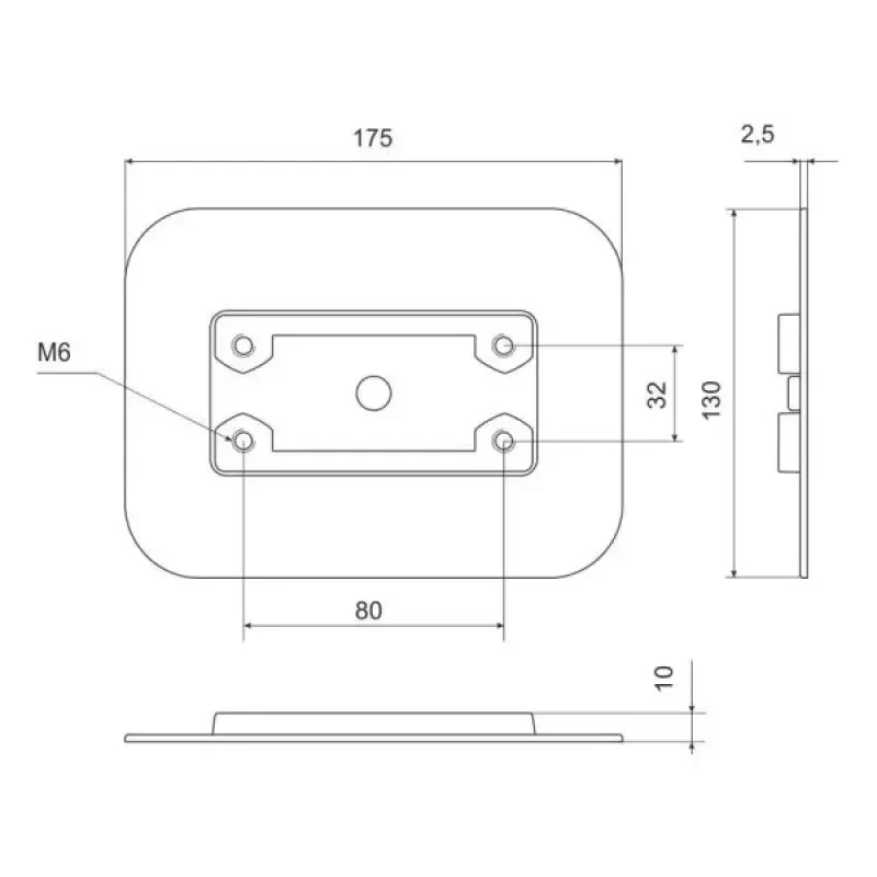 Крепеж на надувную PVC лодку  - не заказываем (Черный)