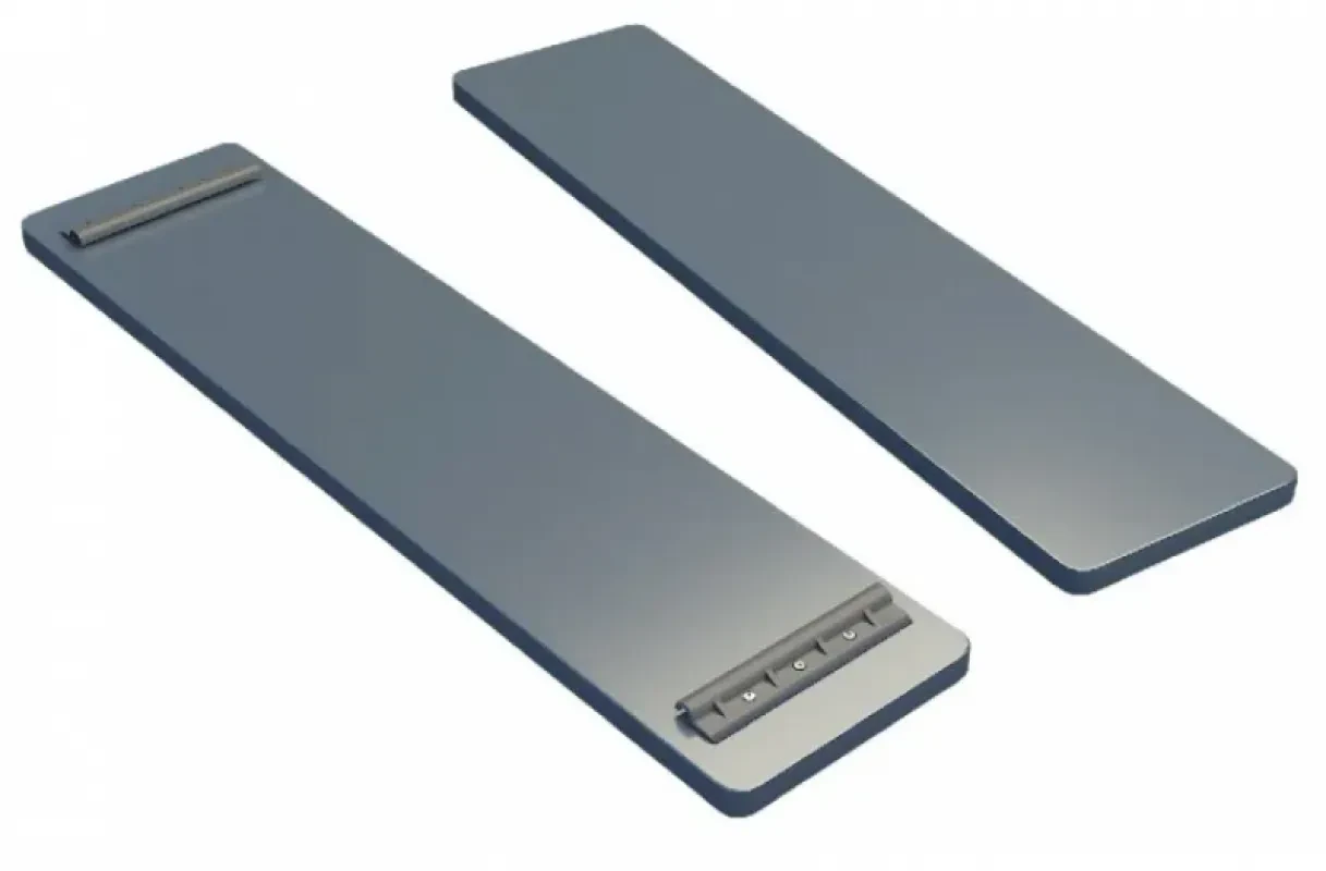 Банка на лодку ПВХ (1150/1070 мм) фанера (Серый)