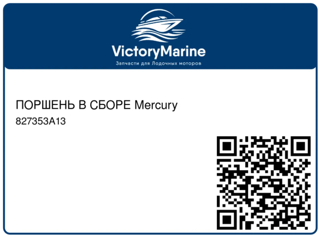 ПОРШЕНЬ В СБОРЕ Mercury