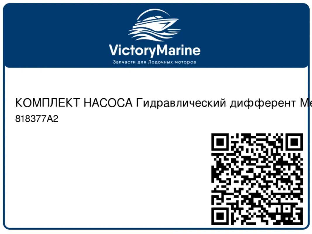 КОМПЛЕКТ НАСОСА Гидравлический дифферент Mercury