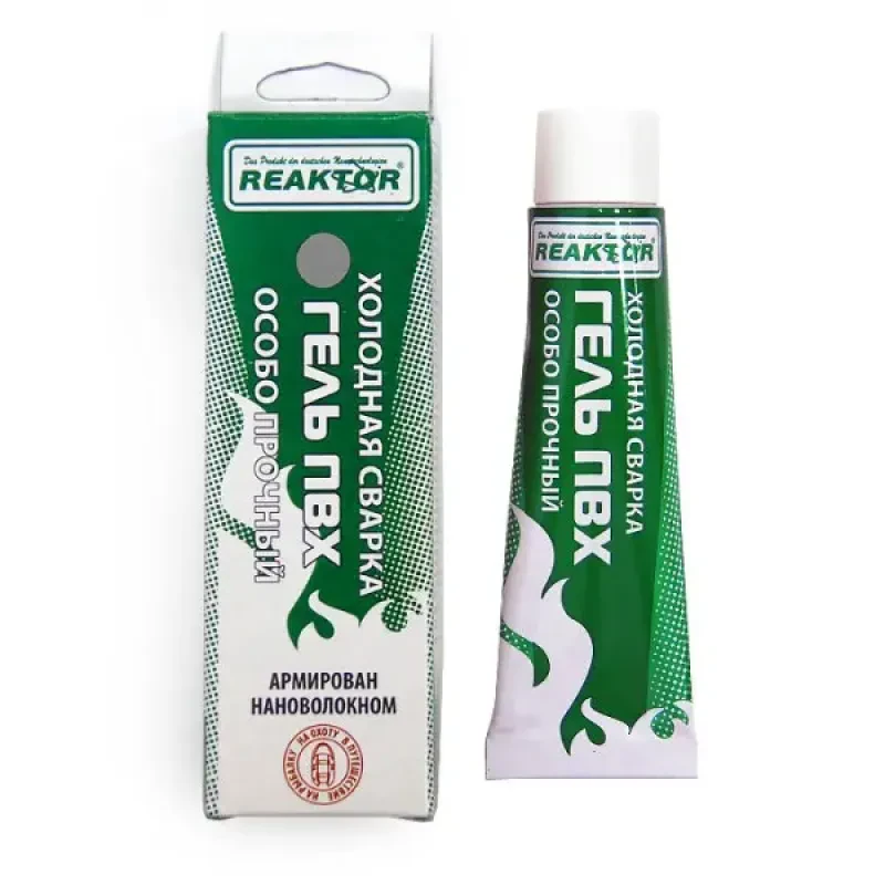 REAKTOR Армированная особопрочная "Гель-Заплатка", светло-серый