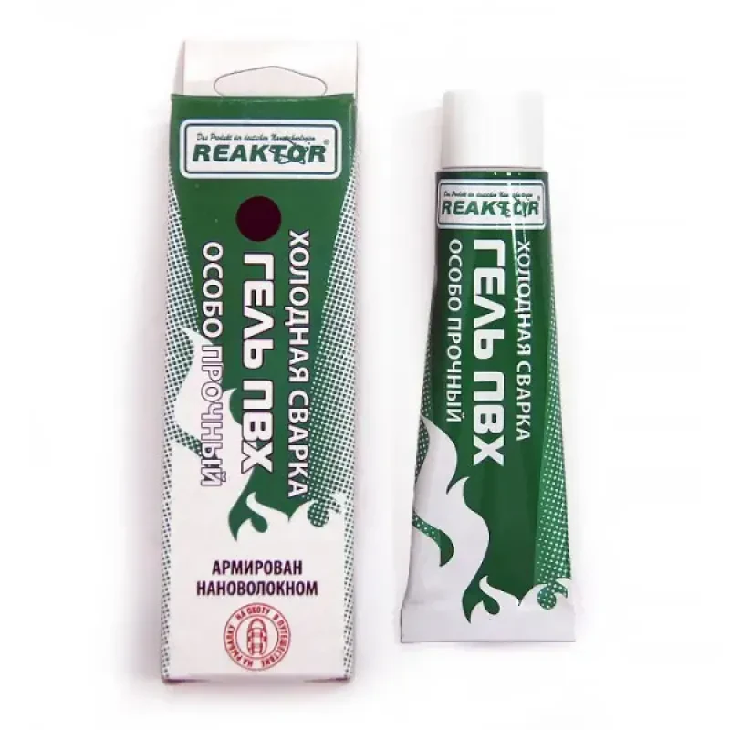 REAKTOR Армированная особопрочная "Гель-Заплатка", чёрный