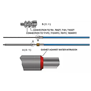 Трос рулевой M90MACH 12"