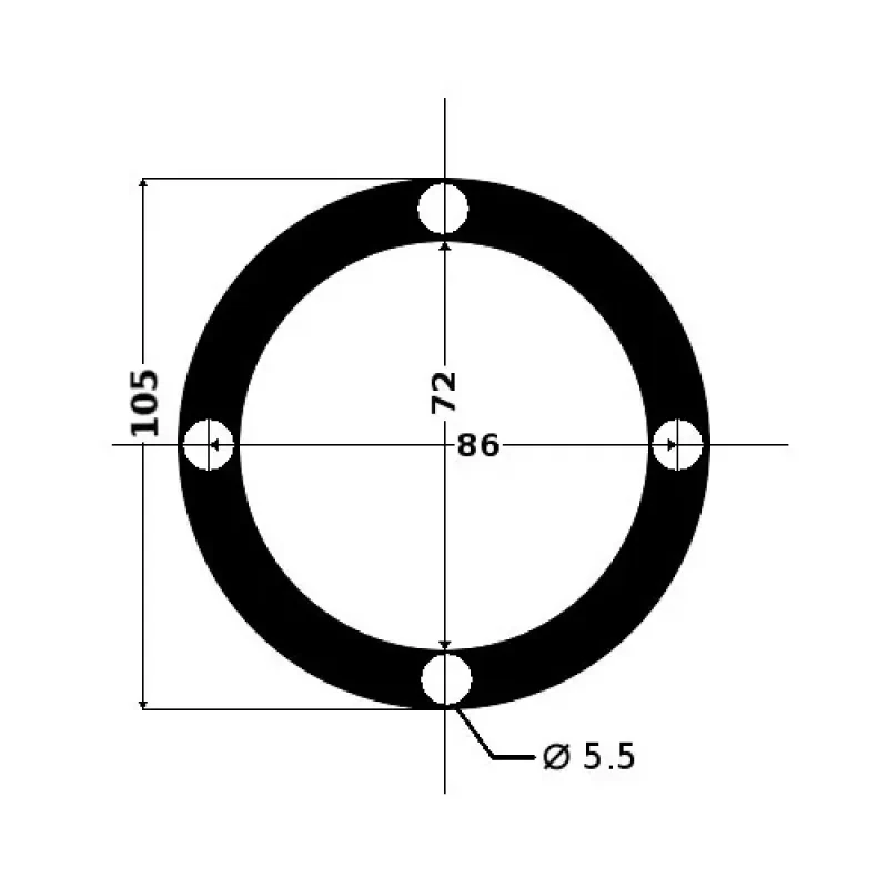 Техномарин Кожух для рулевого троса черный