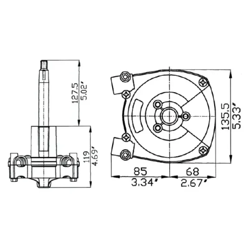 ULTRAFLEX Привод рулевой