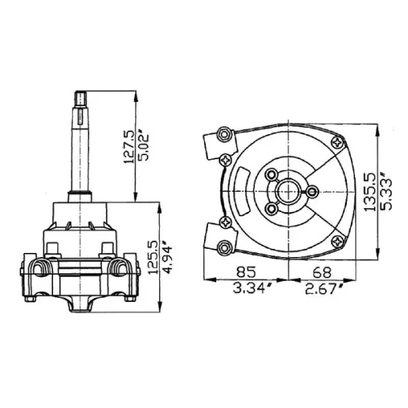 ULTRAFLEX Привод рулевой  невозвратный