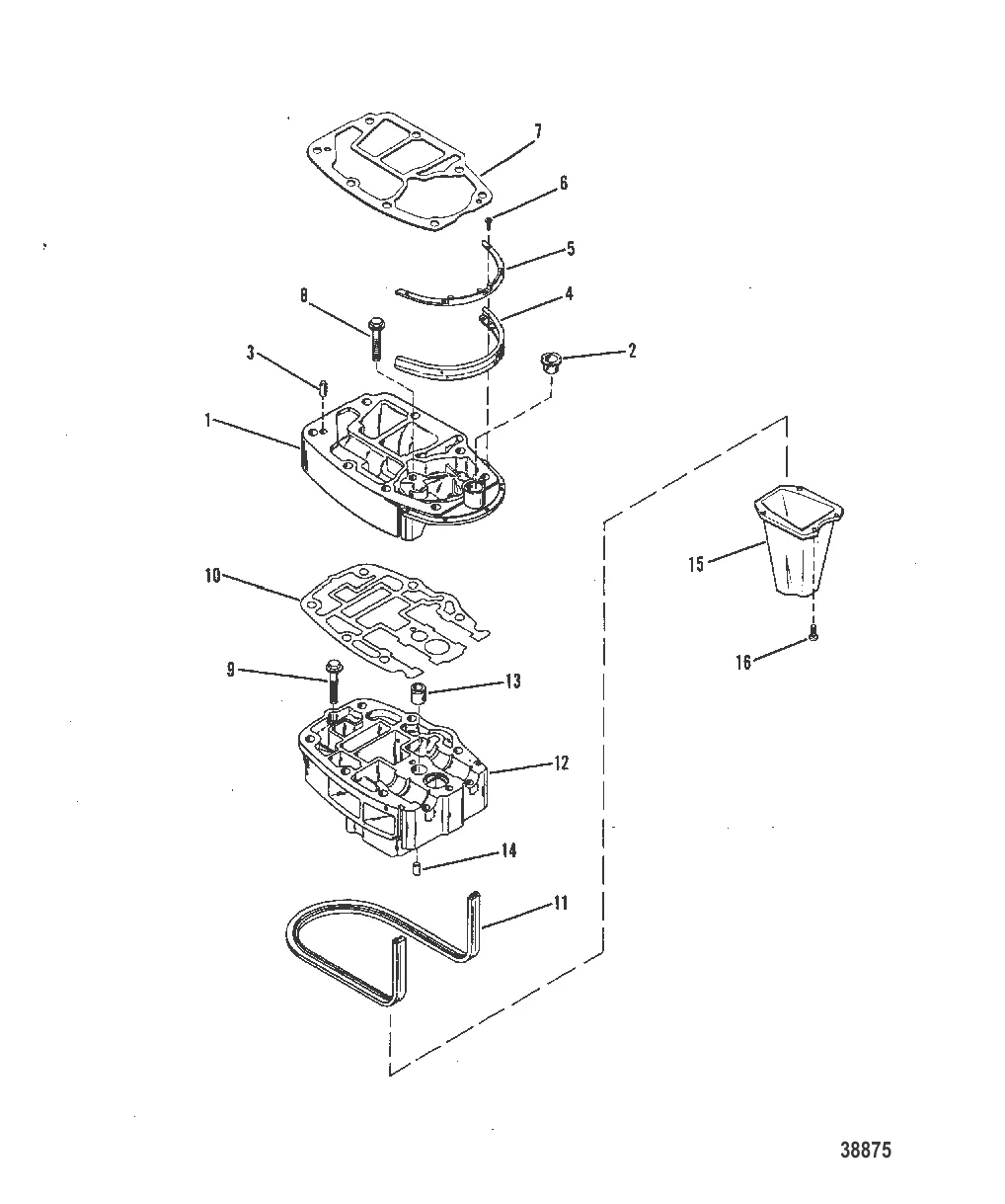 УДЛИНИТЕЛЬНАЯ ПЛАСТИНА ВЫХЛОПА
