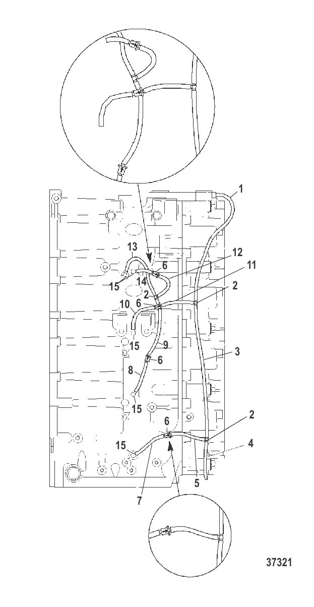 СЛИВНАЯ СИСТЕМА Сер. номер USA-0G301751/BEL-9885505 И ВЫШЕ