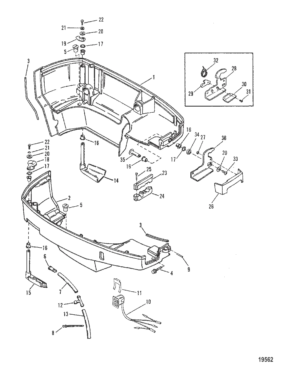 Нижний кожух