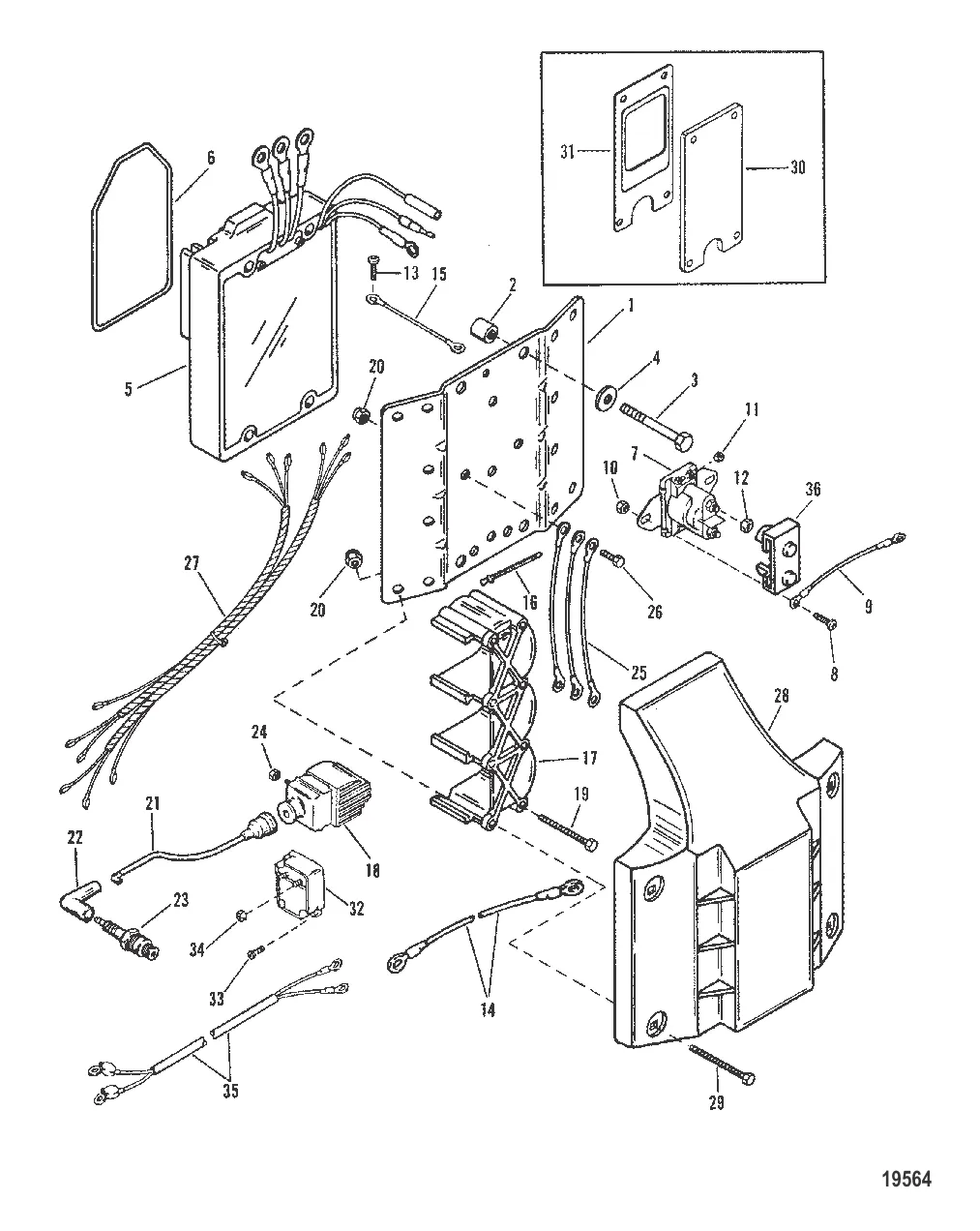 Катушка зажигания/регулятор напряжения