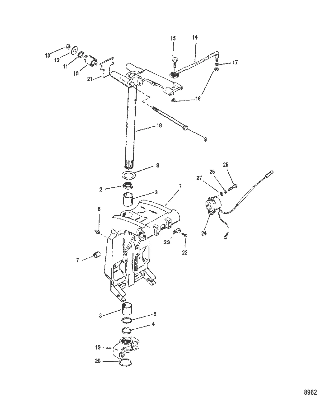 Шарнирный кронштейн (Отливка №1499-8710-7)
