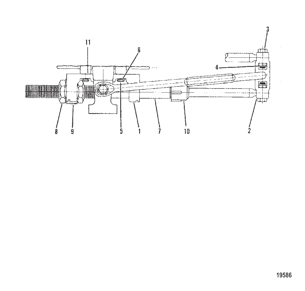 Комплект крепления рулевого механизма (XR4/ Magnum II)