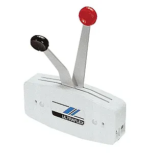 Контроллер двухрычаговый вертикального крепления белый B47