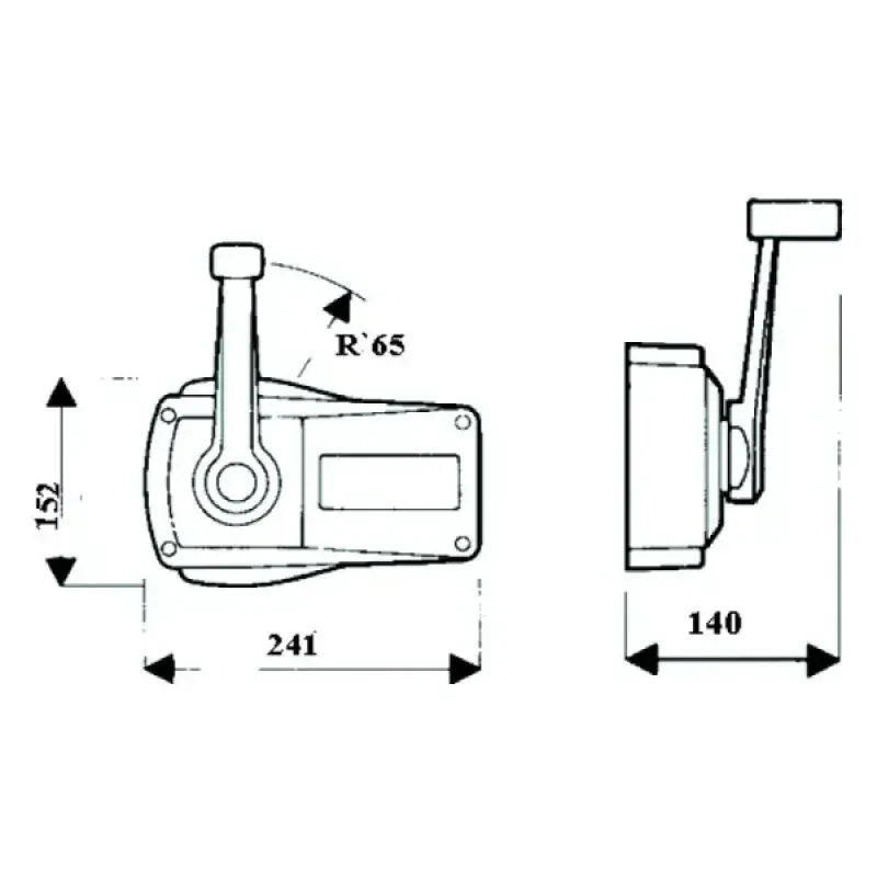 ULTRAFLEX Контроллер вертикального крепления белый