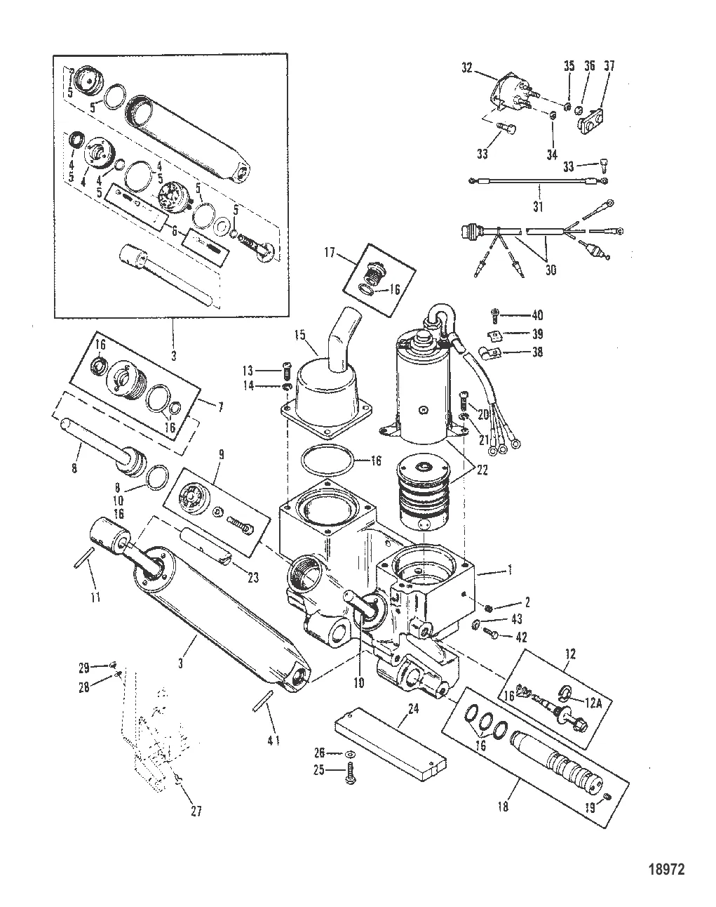 Компоненты усилителя дифферента