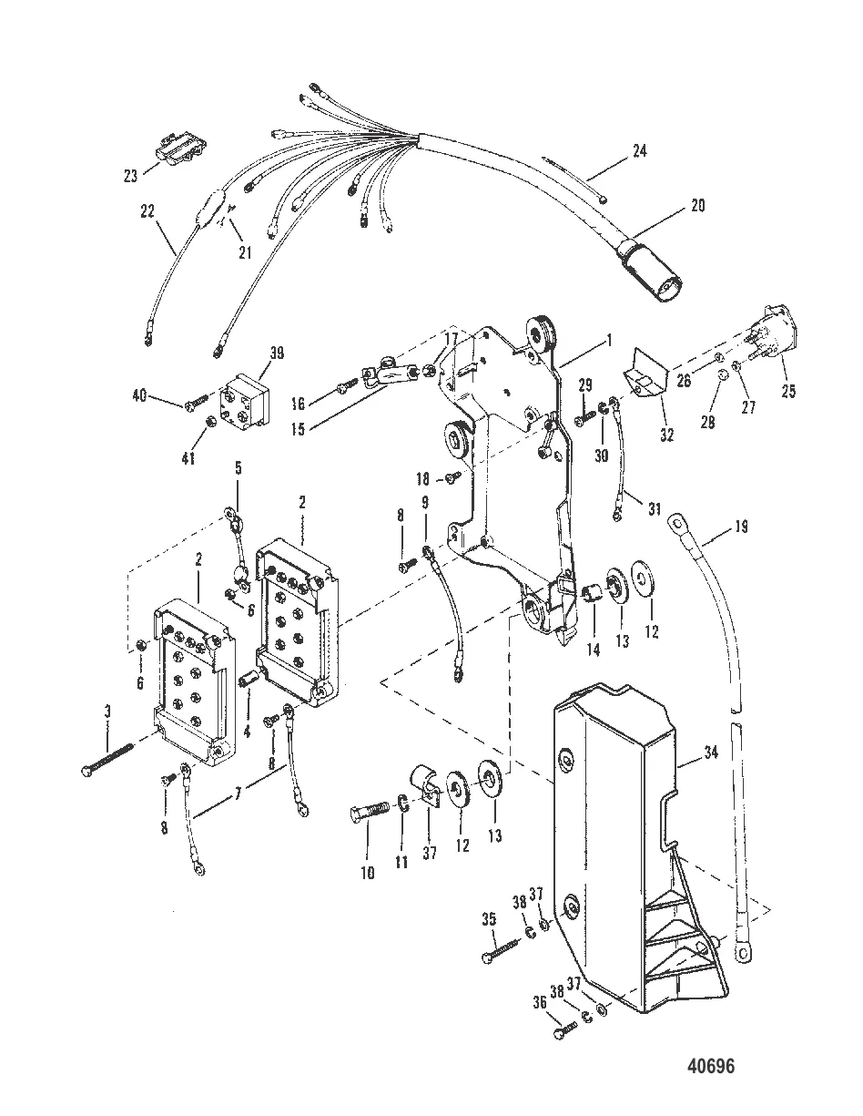 ЭЛЕКТРОПРОВОДКА/ЭЛЕКТРОМАГНИТ СТАРТЕРА