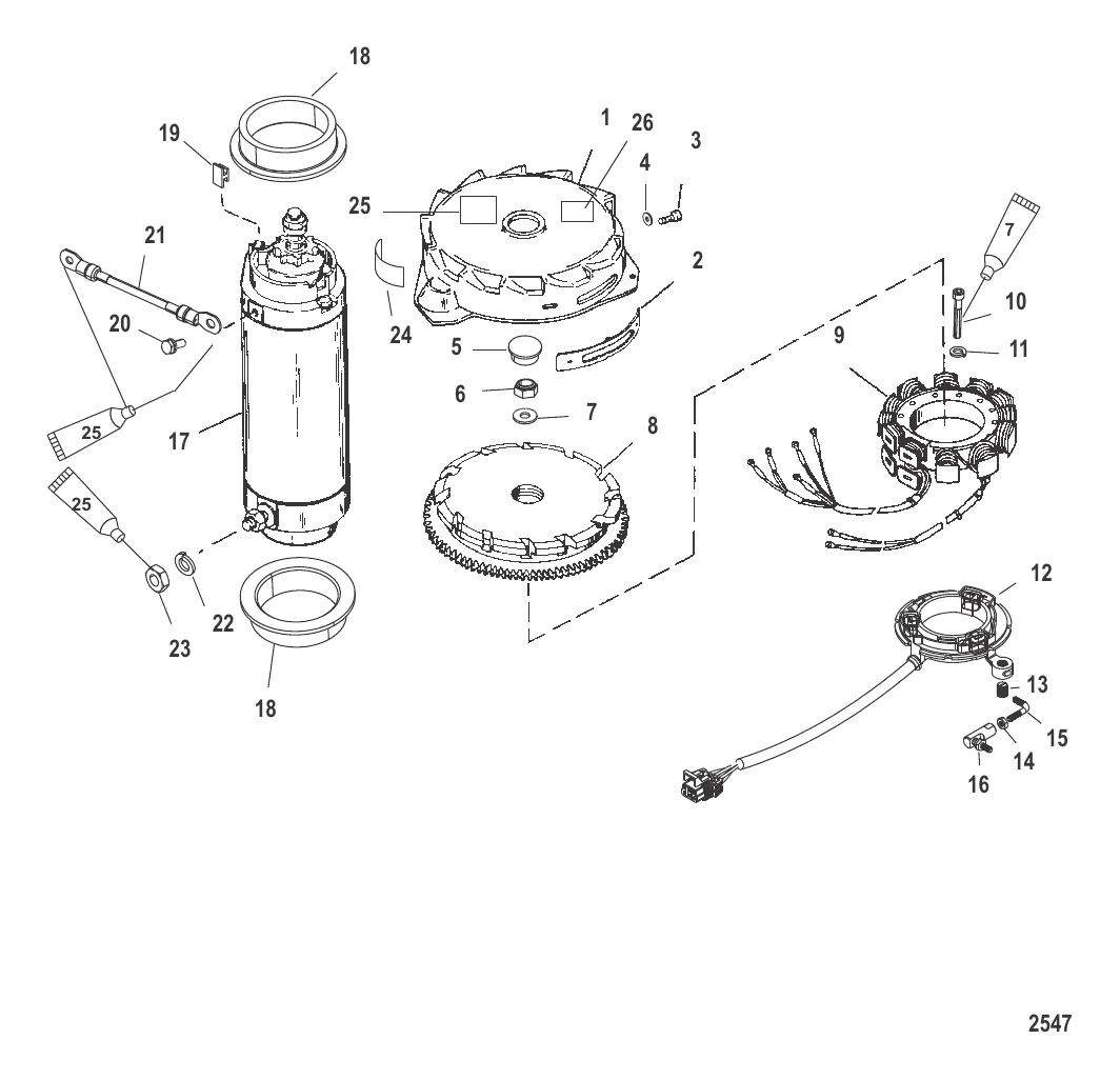 Маховик/стартер