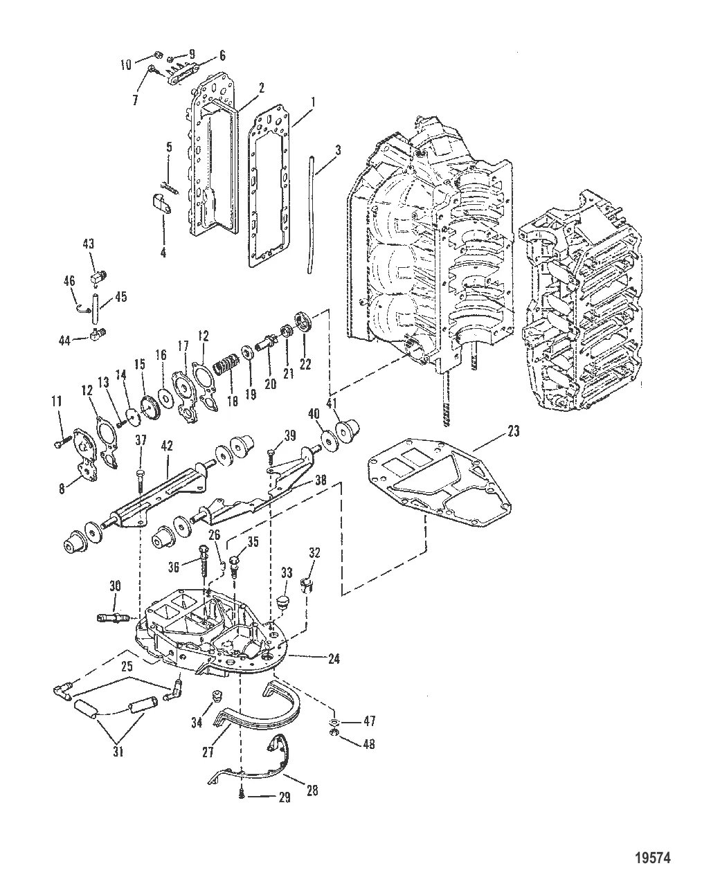 Выхлопной коллектор и пластина выхлопа