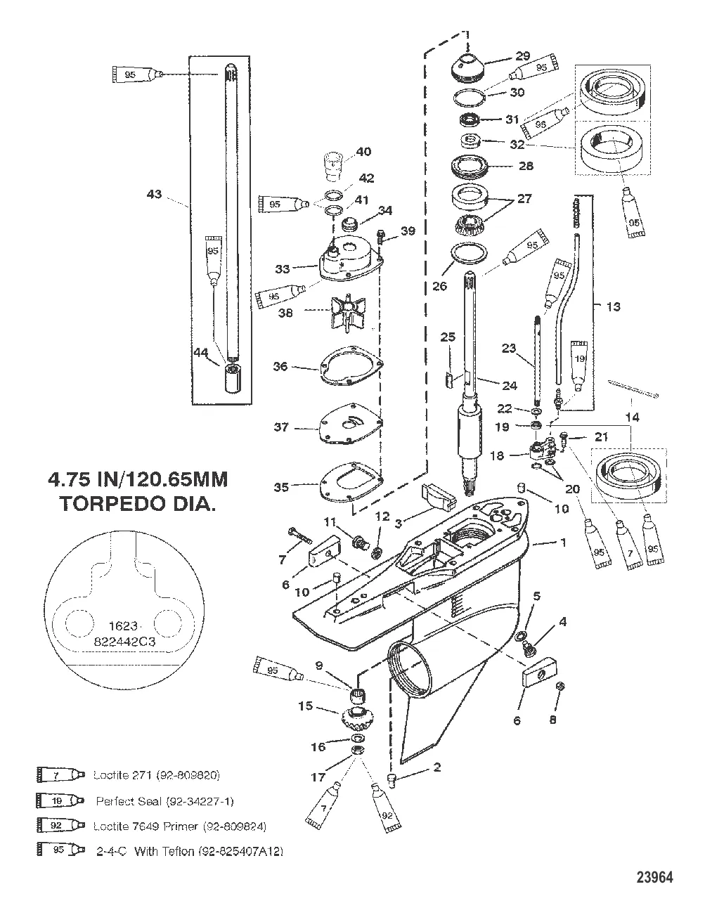 G/HSG ПРИВОД – СТАНД. ВРАЩ./ПРОТИВОВРАЩ., 0G438000 И ВЫШЕ, 1623-822442C3
