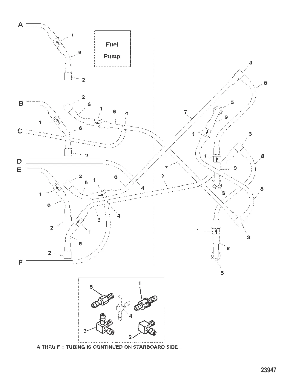 СЛИВНАЯ СИСТЕМА (ЛЕВЫЙ БОРТ)(С/Н ОТ 0G438000 ДО 0G485988)