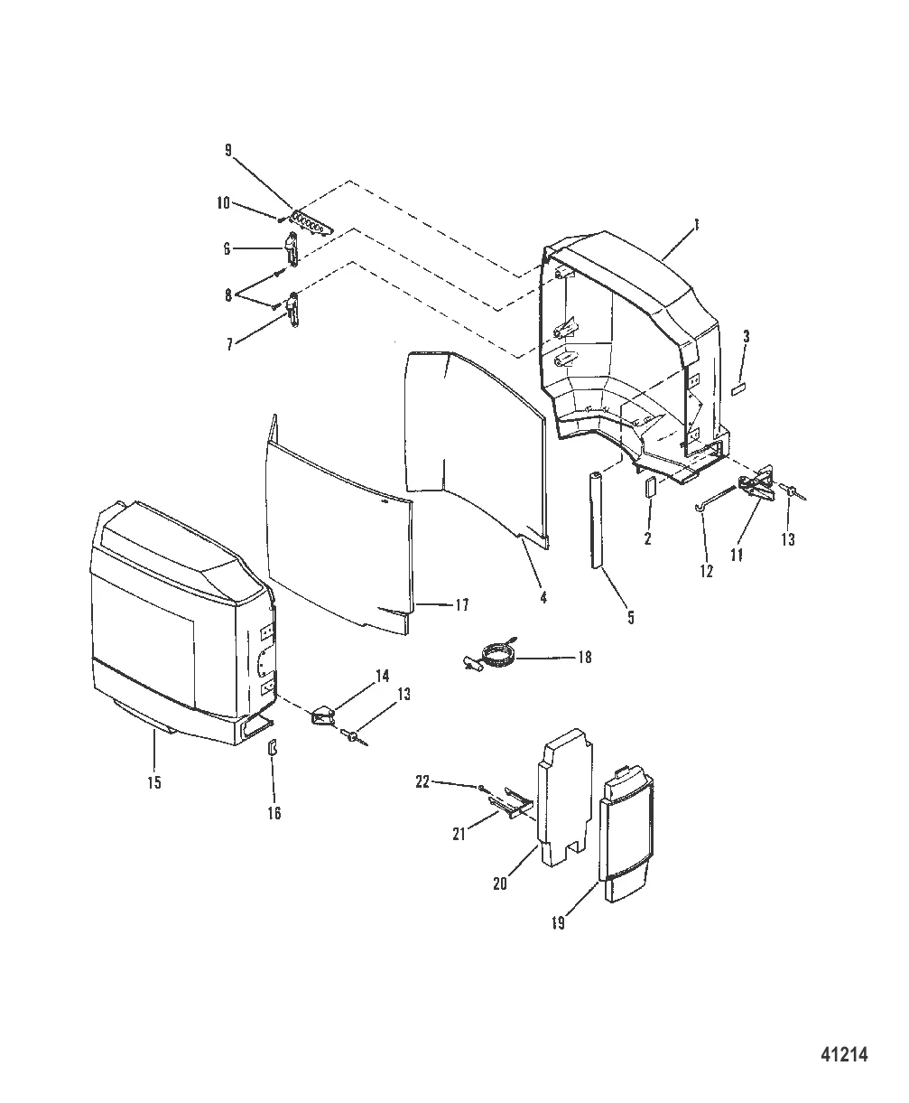 КОЖУХИ И ПЕРЕДНЯЯ КРЫШКА
