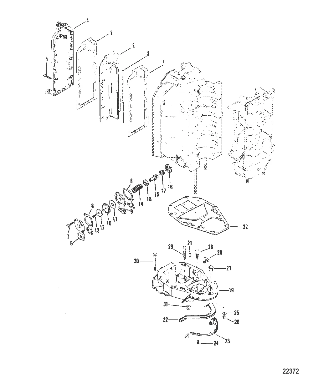 ВЫХЛОПНОЙ КОЛЛЕКТОР И ПЛАСТИНА ВЫХЛОПА