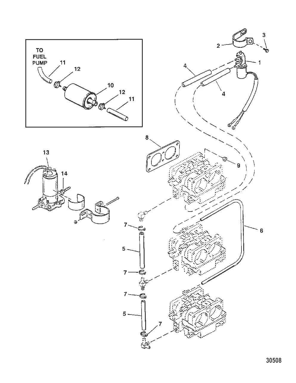 ТОПЛИВОПРОВОДЫ И ТОПЛИВНЫЙ НАСОС