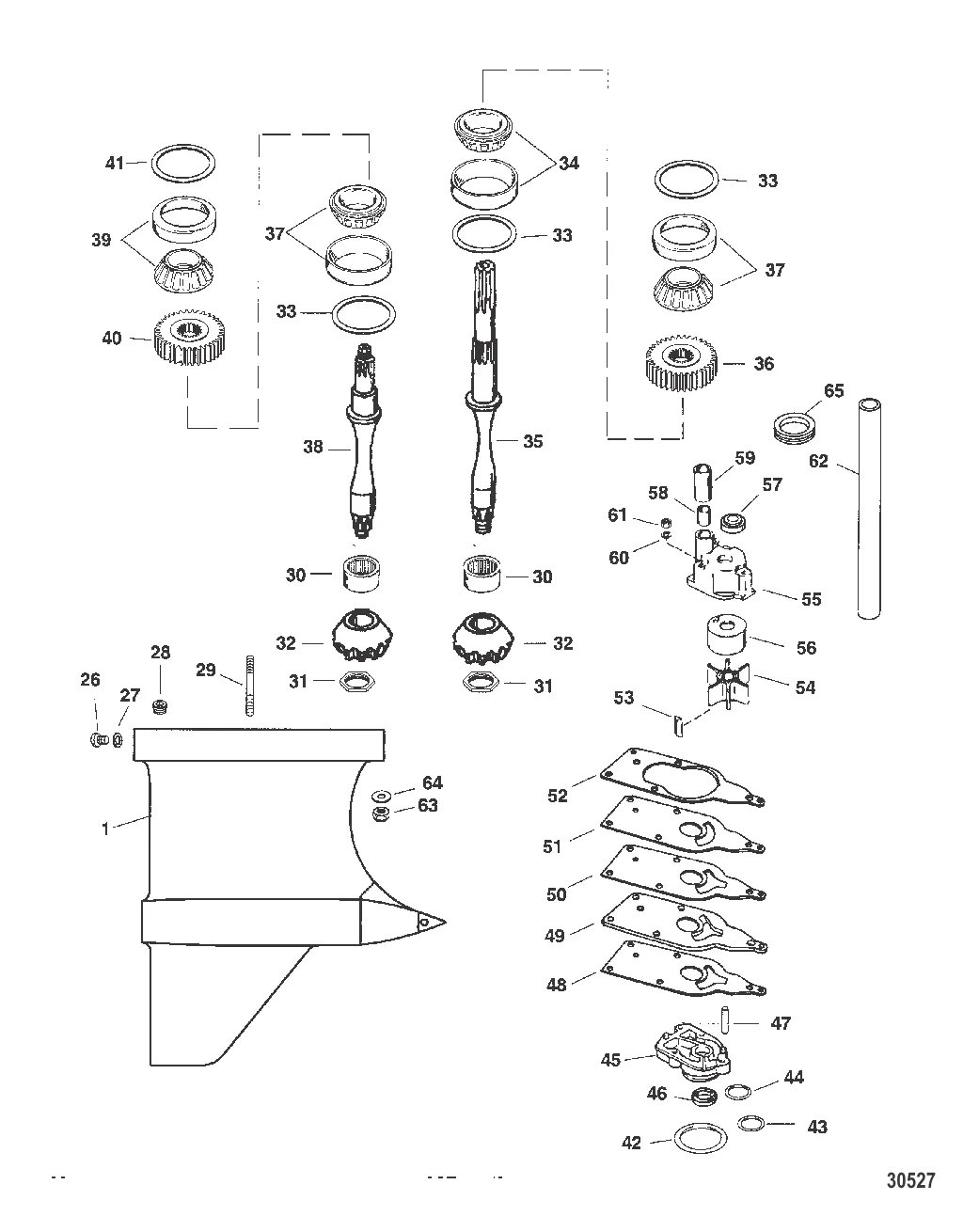 КАРТЕР РЕДУКТОРА (ВЕДУЩИЙ ВАЛ)(VI SSM)