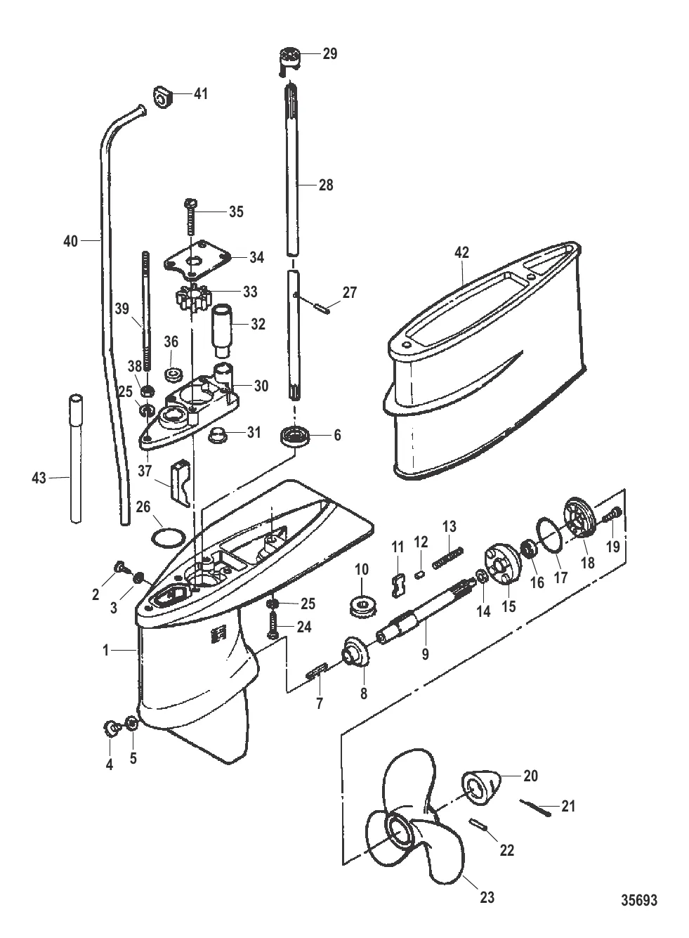 КАРТЕР РЕДУКТОРА В СБОРЕ