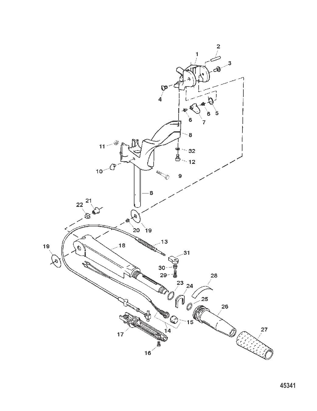 Рукоятка / поворотная рукоятка рулевого механизма