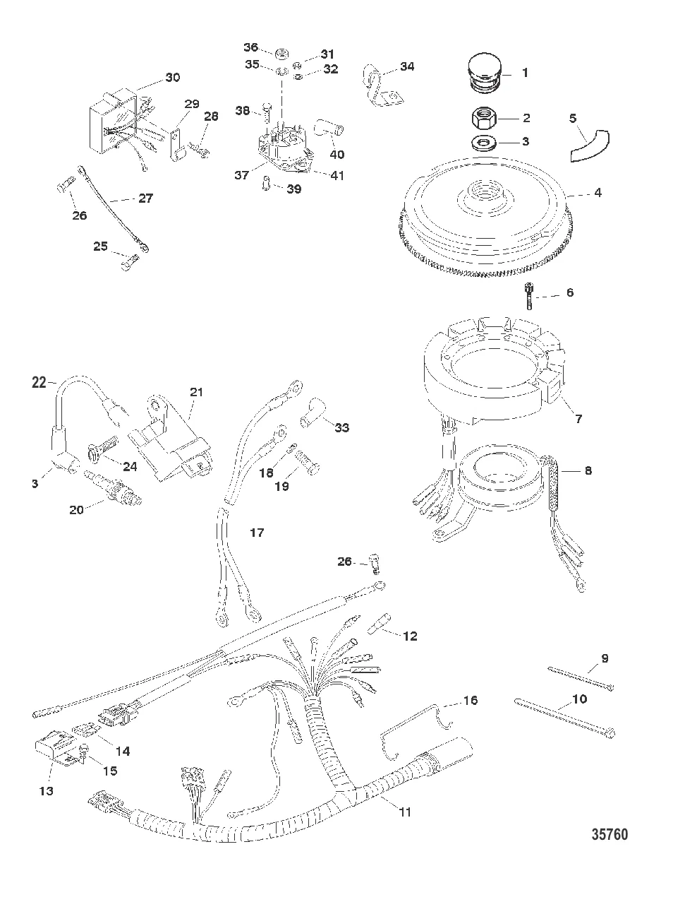 Зажигание и электрические компоненты