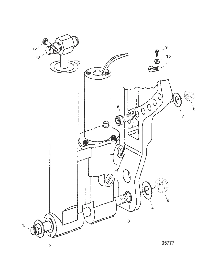 Установка дифферента Гидравлический