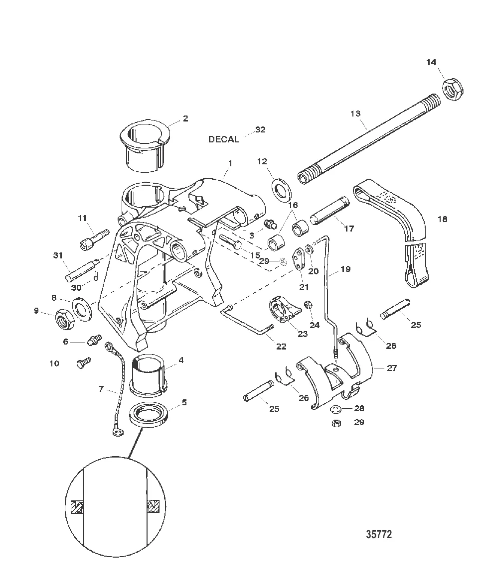 Шарнирный кронштейн