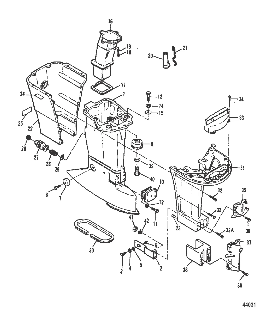 Корпус ведущего вала