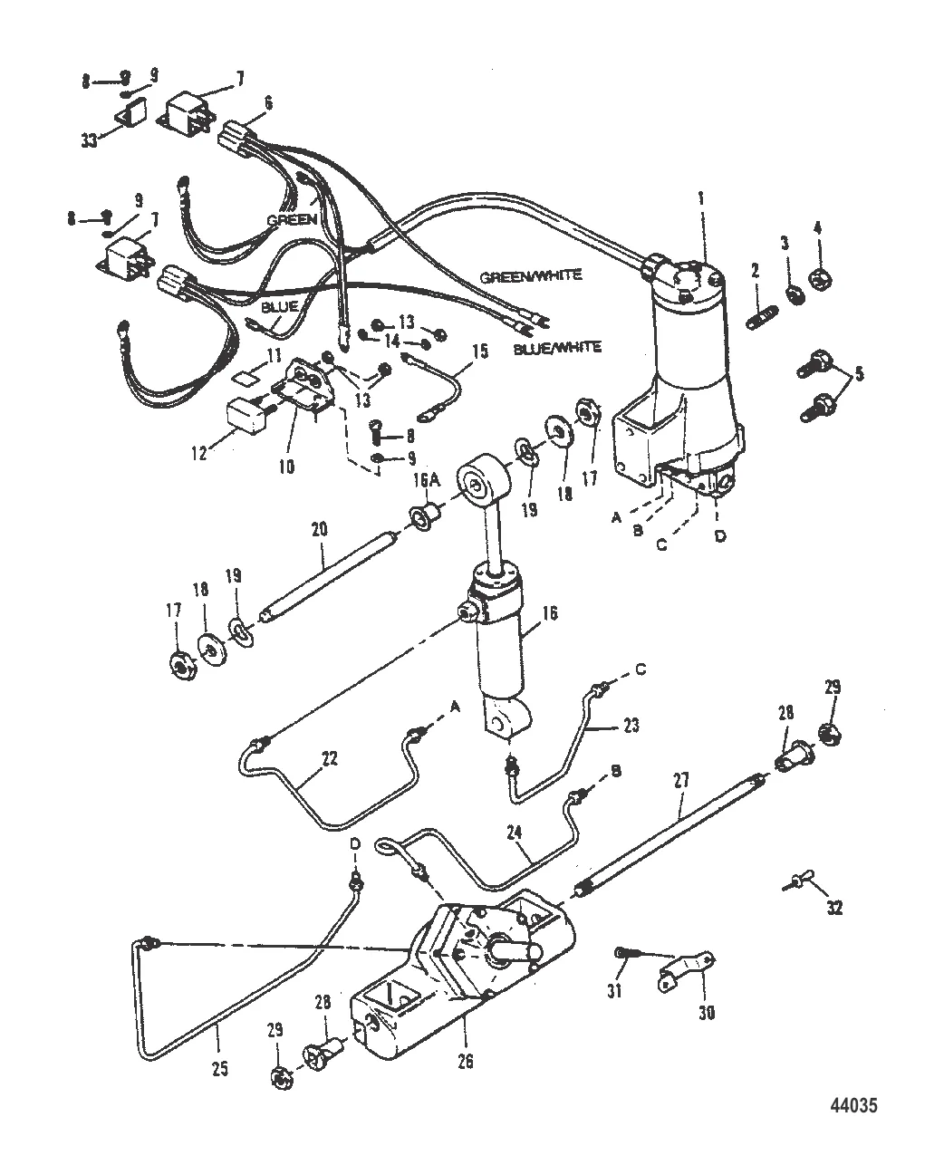 Усилитель дифферента – Конструкция I Со штыковыми разъемами