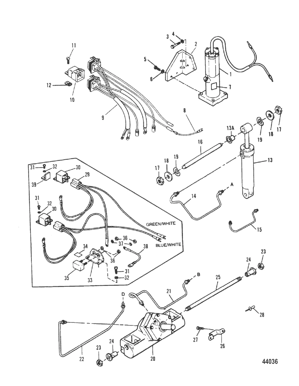 Усилитель дифферента – Конструкция II Со штепсельными разъемами