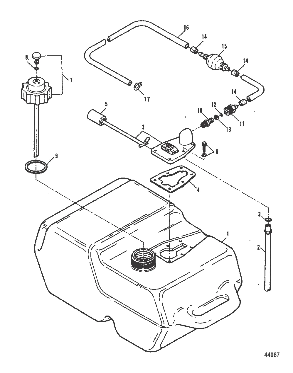 Топливный бак и топливопровод