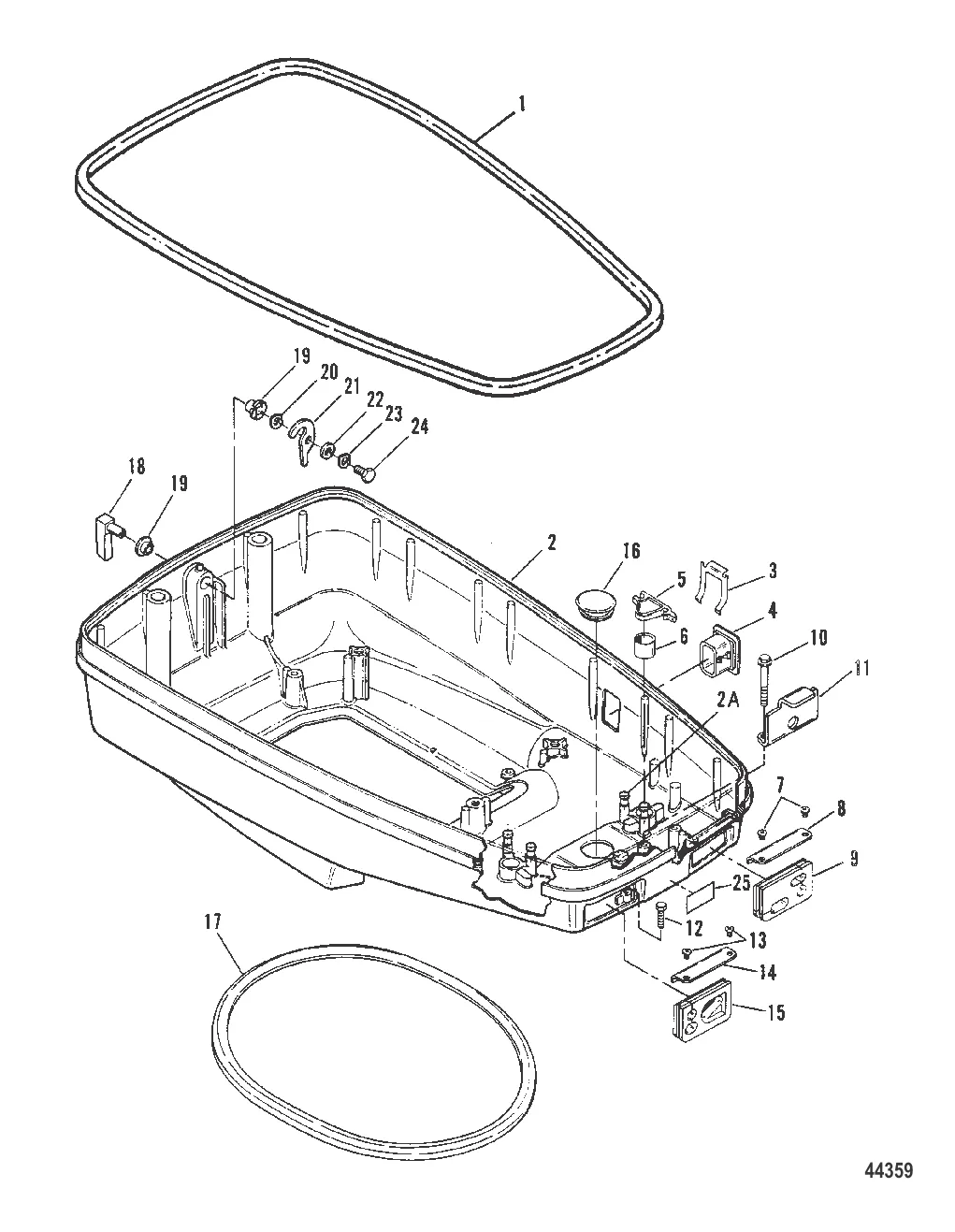 Нижний кожух в сборе