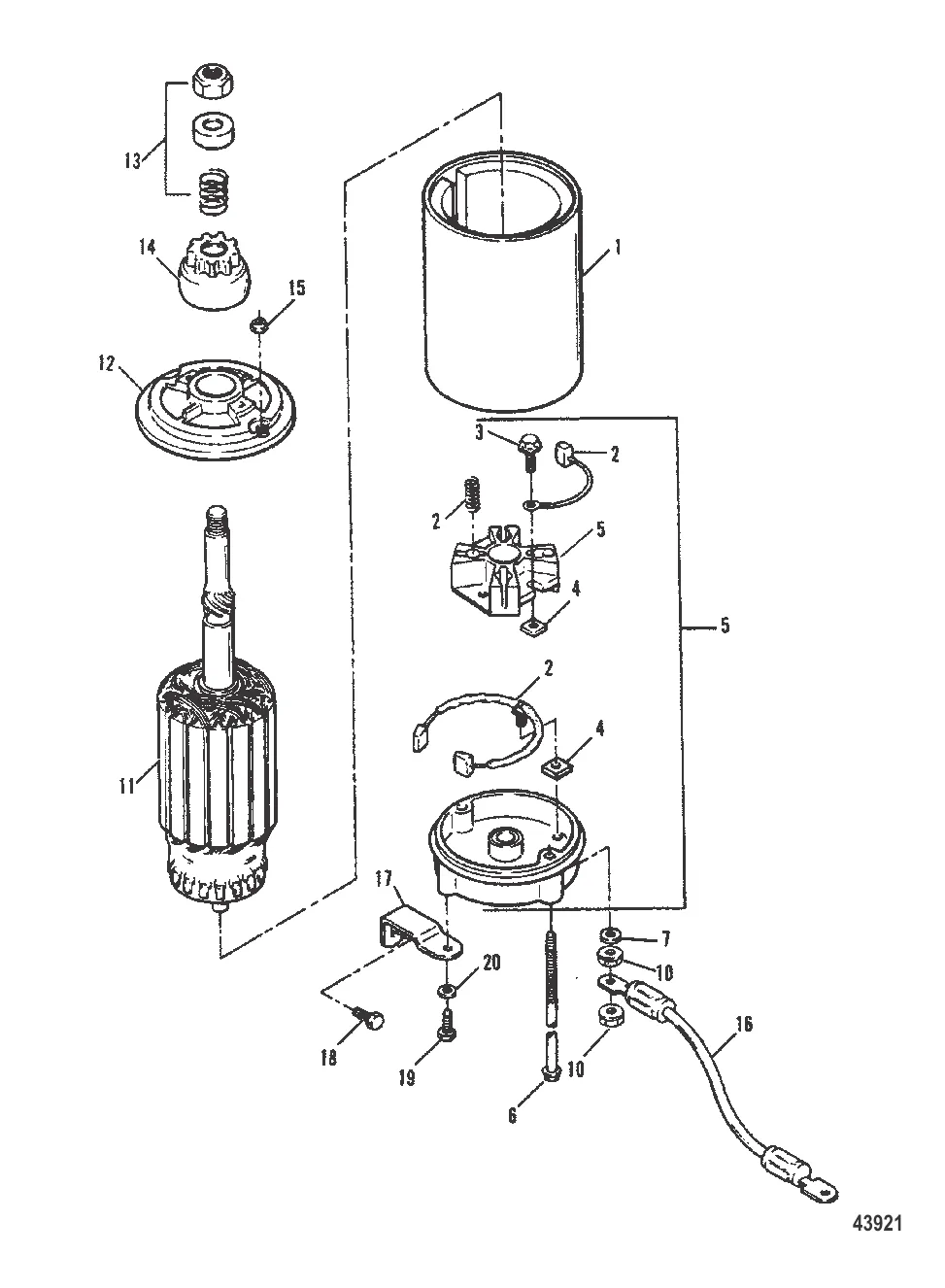 Стартер в сборе