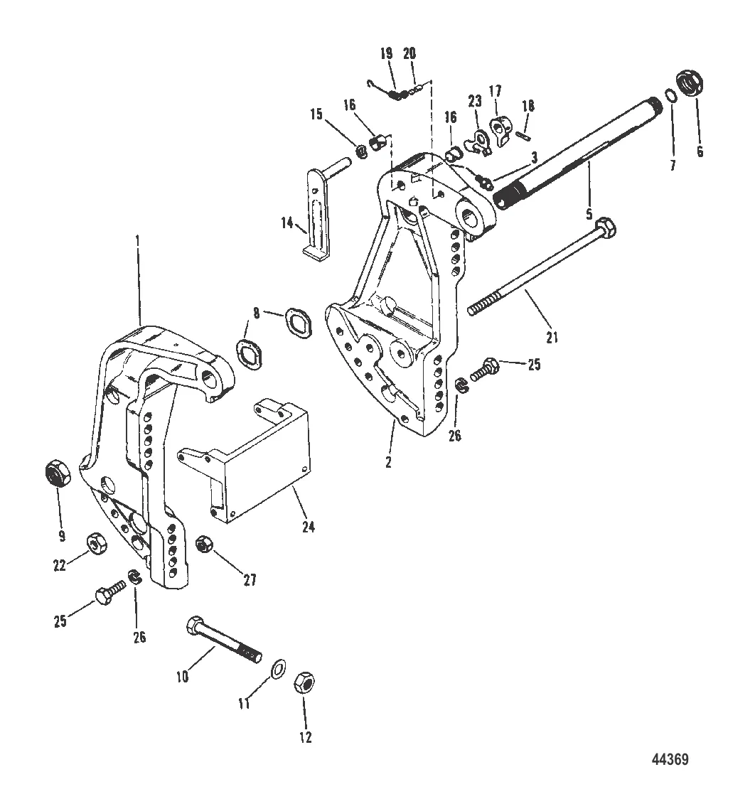 Транцевый кронштейн
