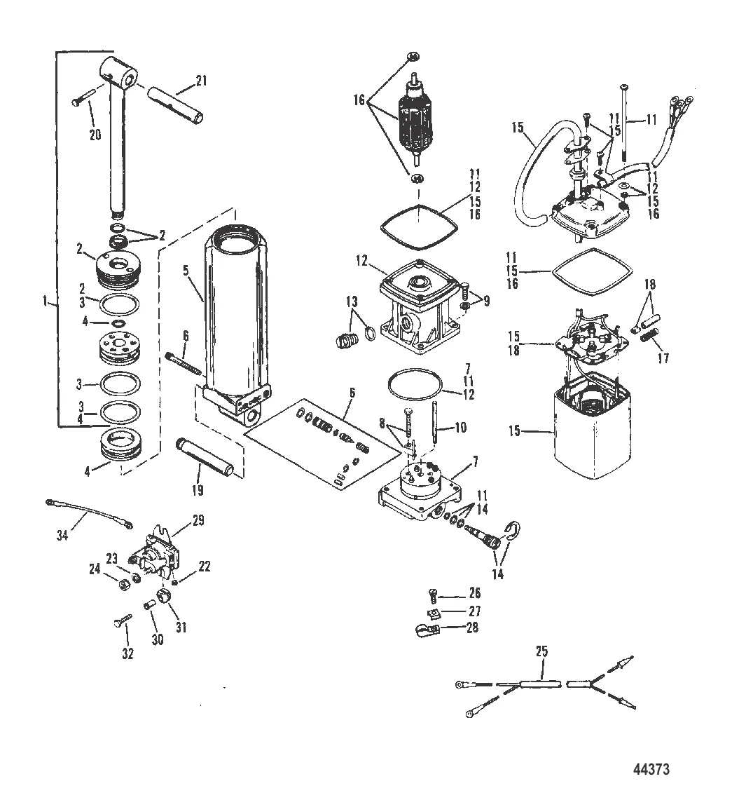 Компоненты усилителя дифферента