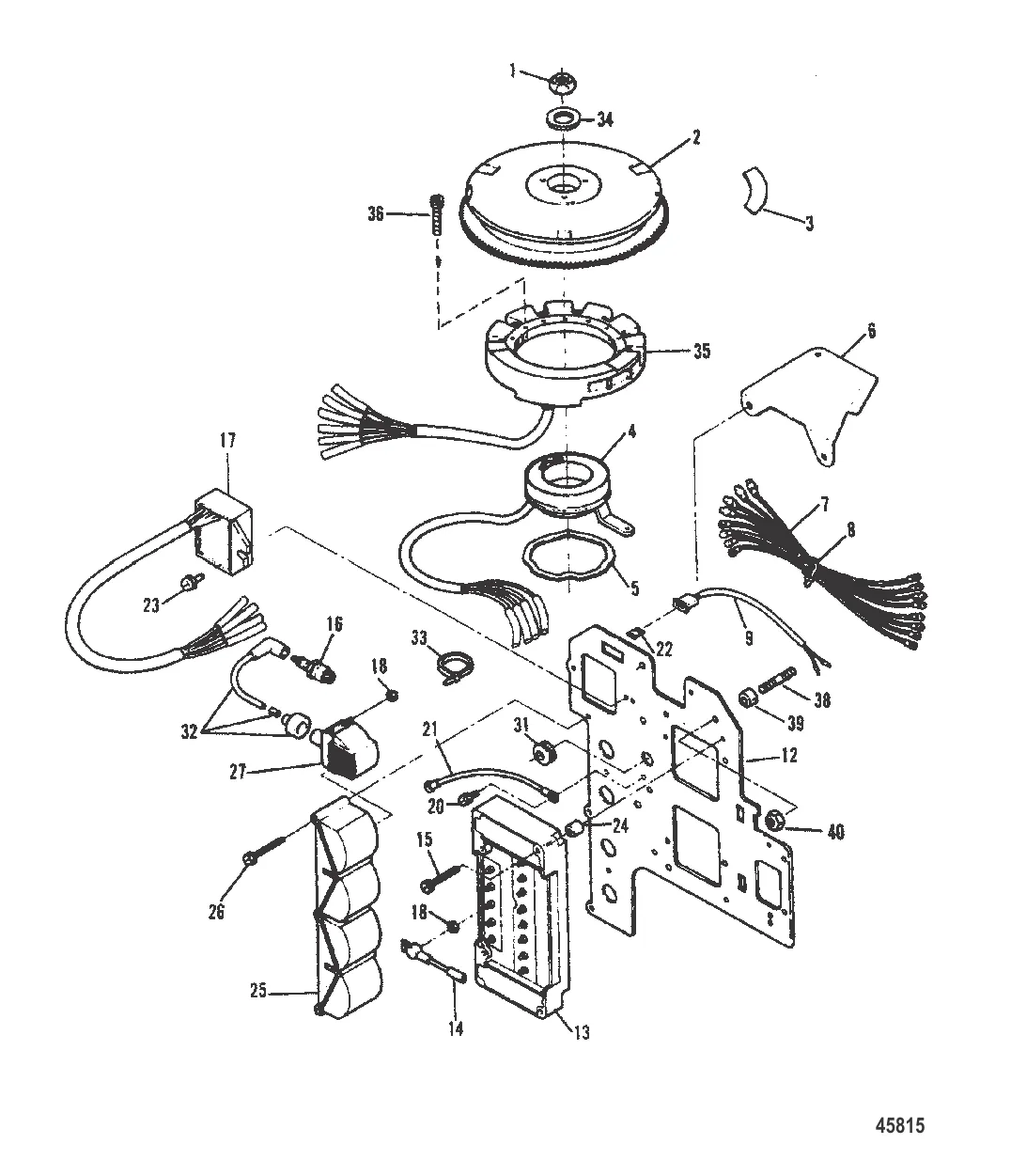 Компоненты системы зажигания