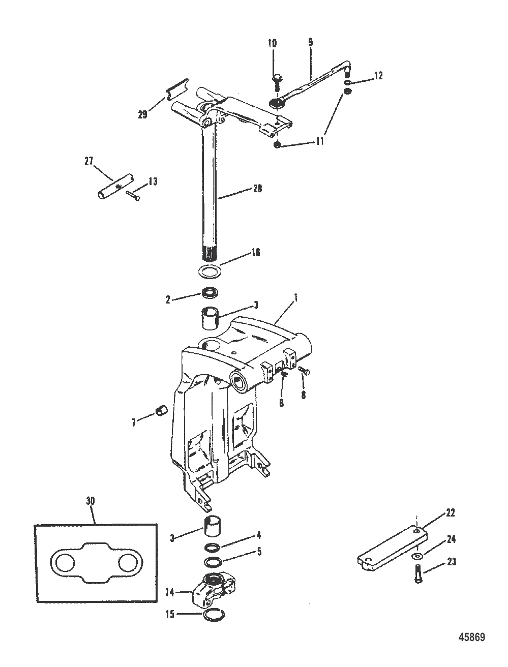 Шарнирный кронштейн и рычаг рулевого механизма